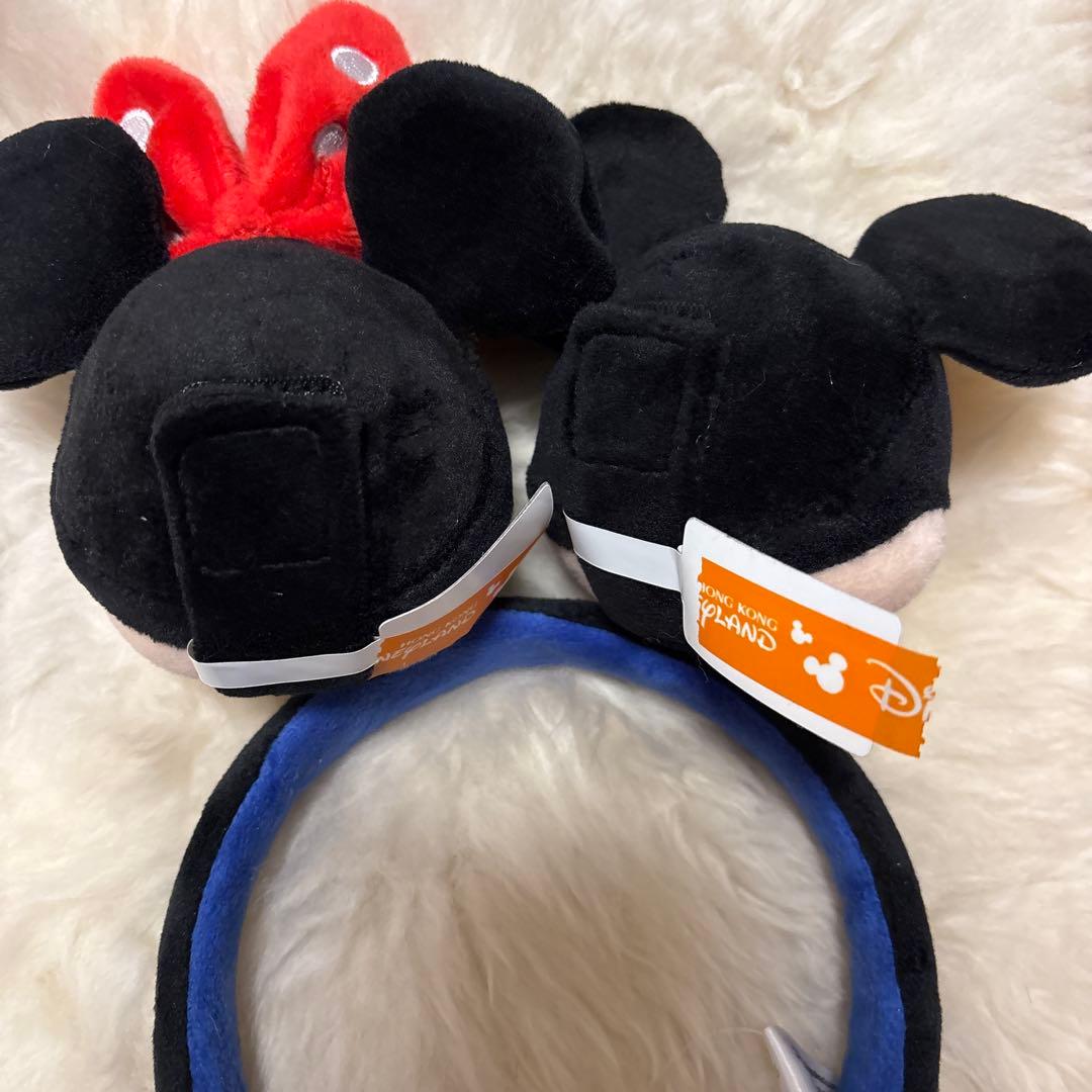 香港ディズニーランド ミッキー ミニー ヘアバンド 香港ディズニー