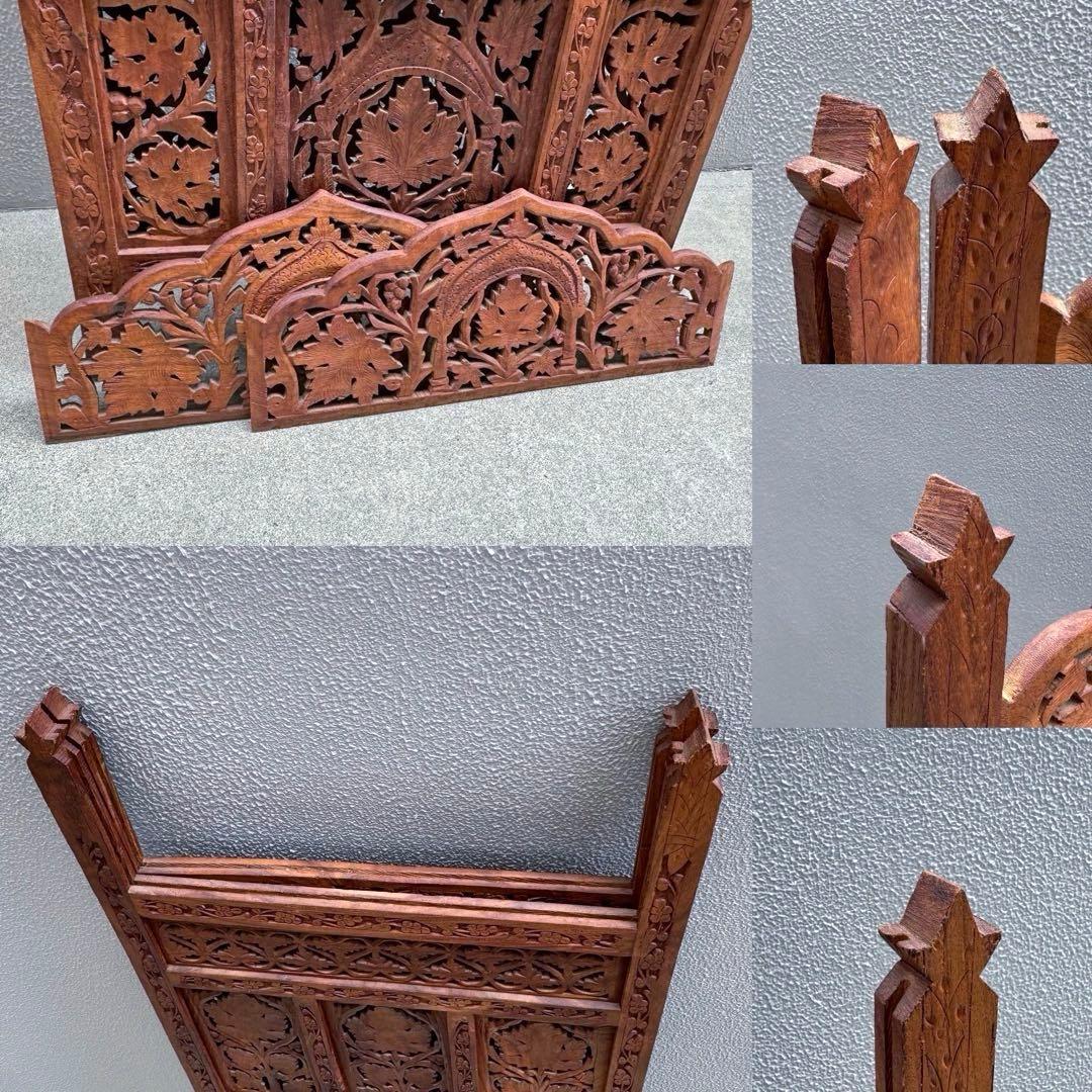 希少シーシャムウッドアンティーク シーシャムウッド パーテーション