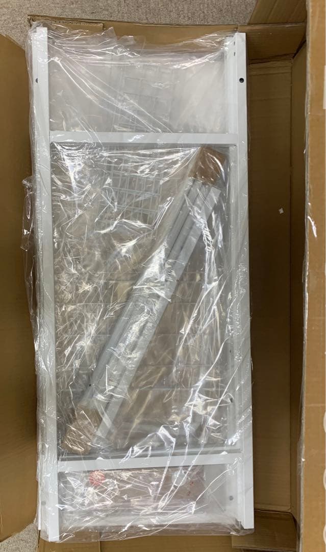 ekans(エカンズ) 棚付きランドリーラック LSH-530W (ホワイト)