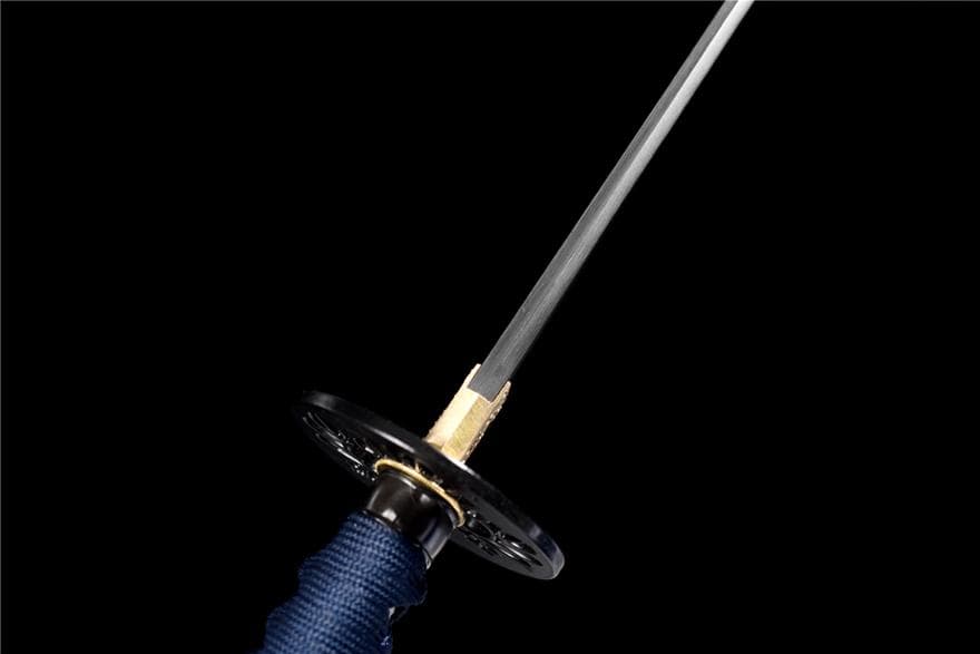 T 10焼刃木の葉紋侍刀『寒夜』日本刀 模造刀 居合刀