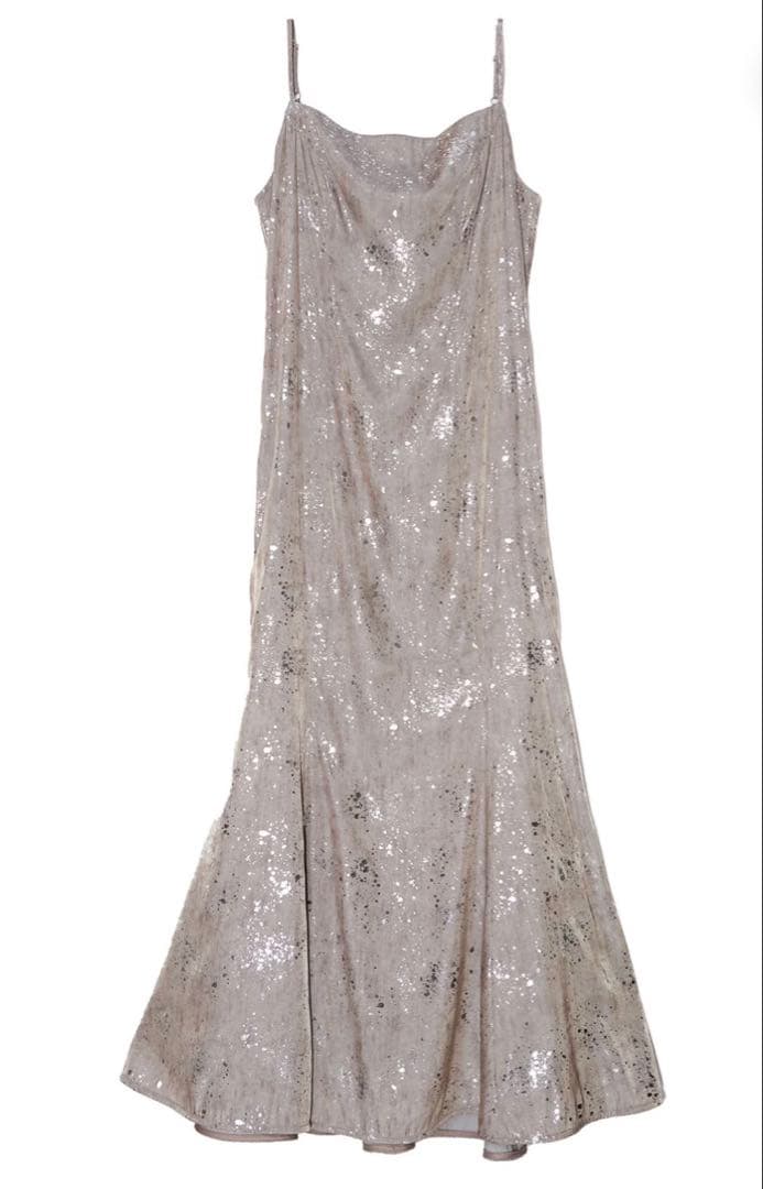 LEJA チュールフリルボレロペイントマーメイドワンピースドレス