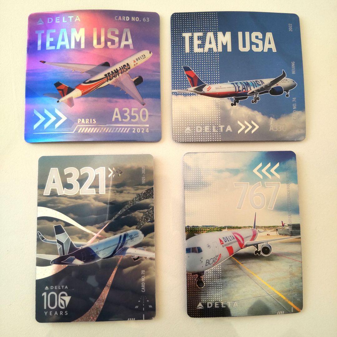 レア】デルタ航空 航空機カードセット - メルカリ