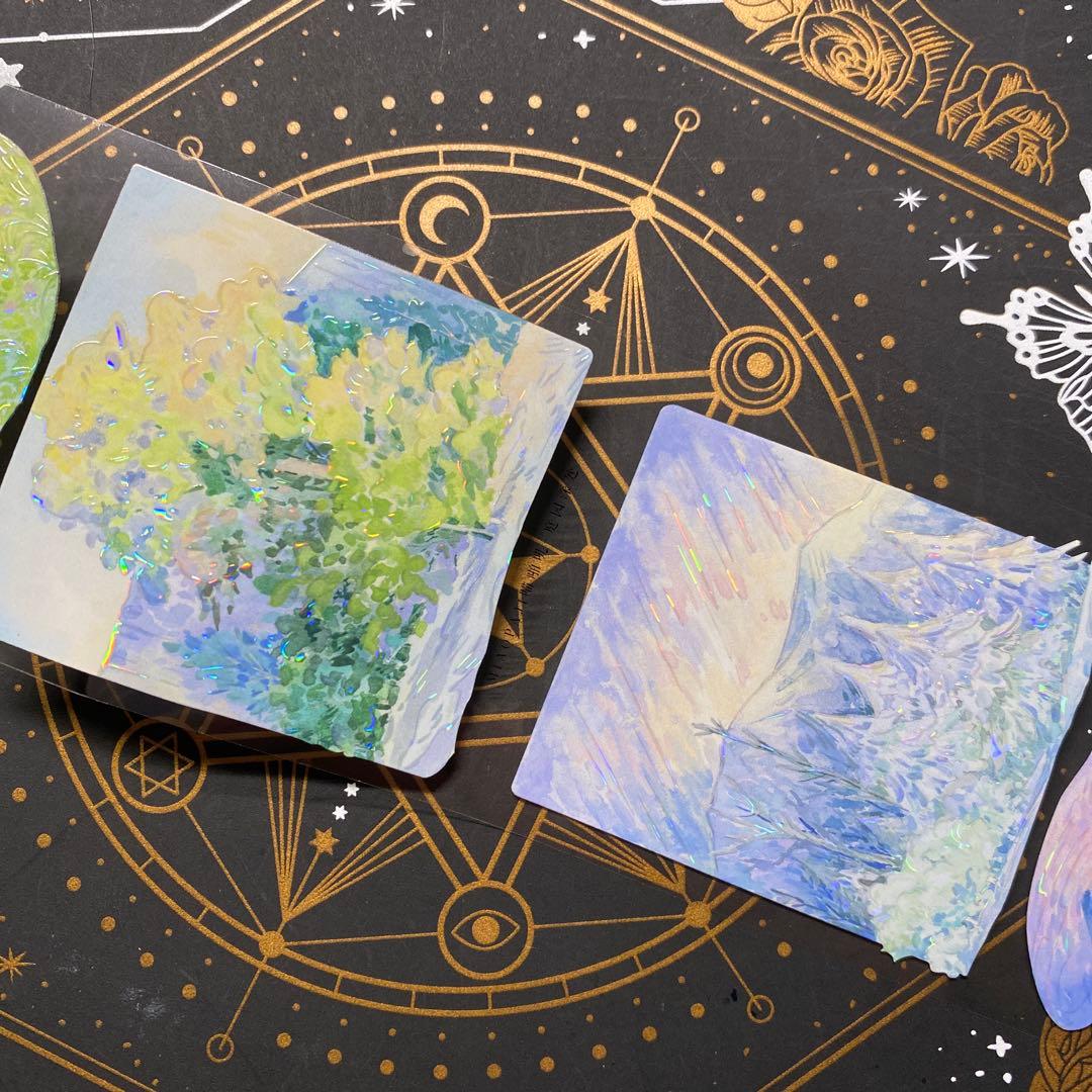 8064】海外マステ3/5/巻売り貝殻光マスキングテープ