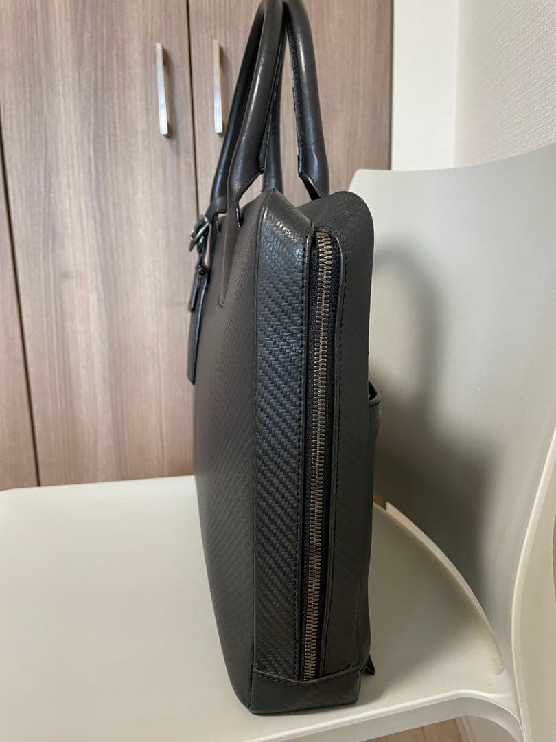 dunhill ダンヒル　シャーシ　ブリーフケース　カーボン　黒　ビジネスバッグ