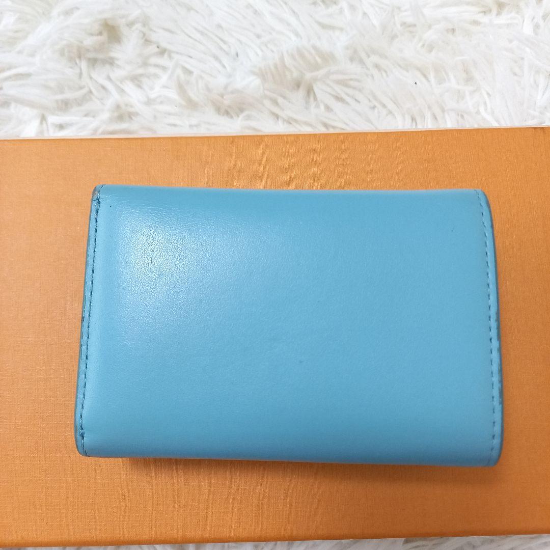 DIESEL 1DR tri-fold coin ウォレット 三つ折り財布 青