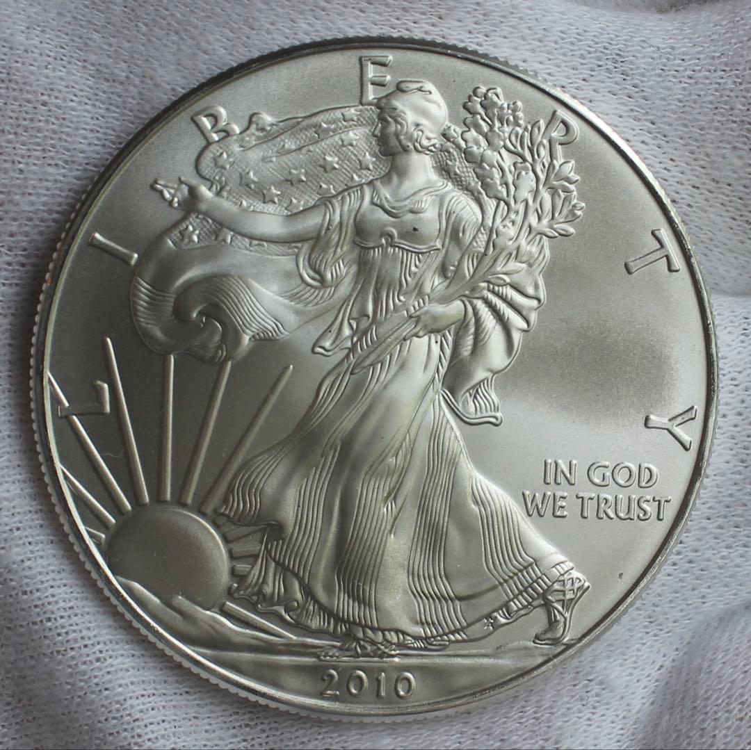 2014年 アメリカ シルバーイーグル 1oz 純銀コイン - メルカリ