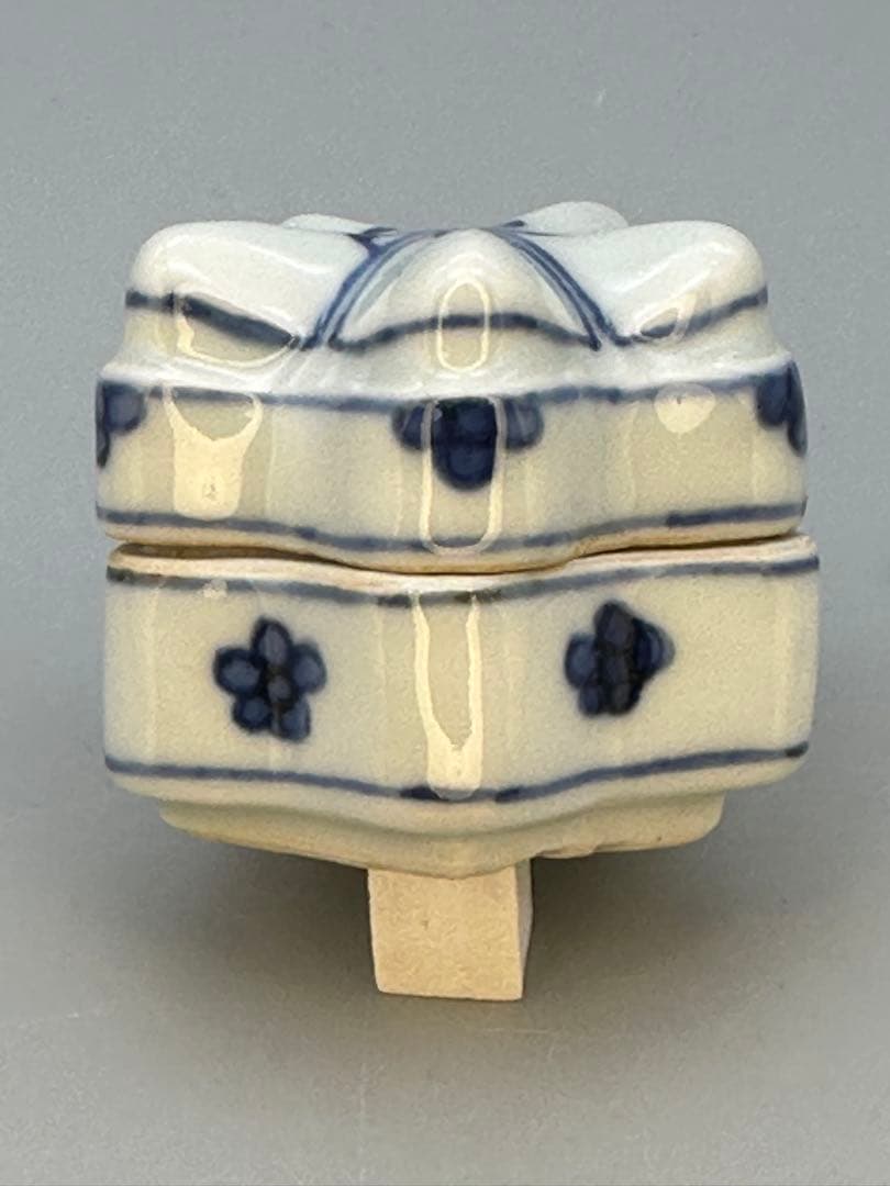 茶道具 香合 高橋道八 染付桔梗 - メルカリ