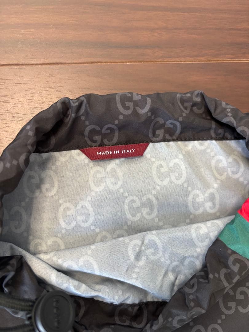 GUCCI】ストレートレッグ ストライプスイムウエア （サイズ46）