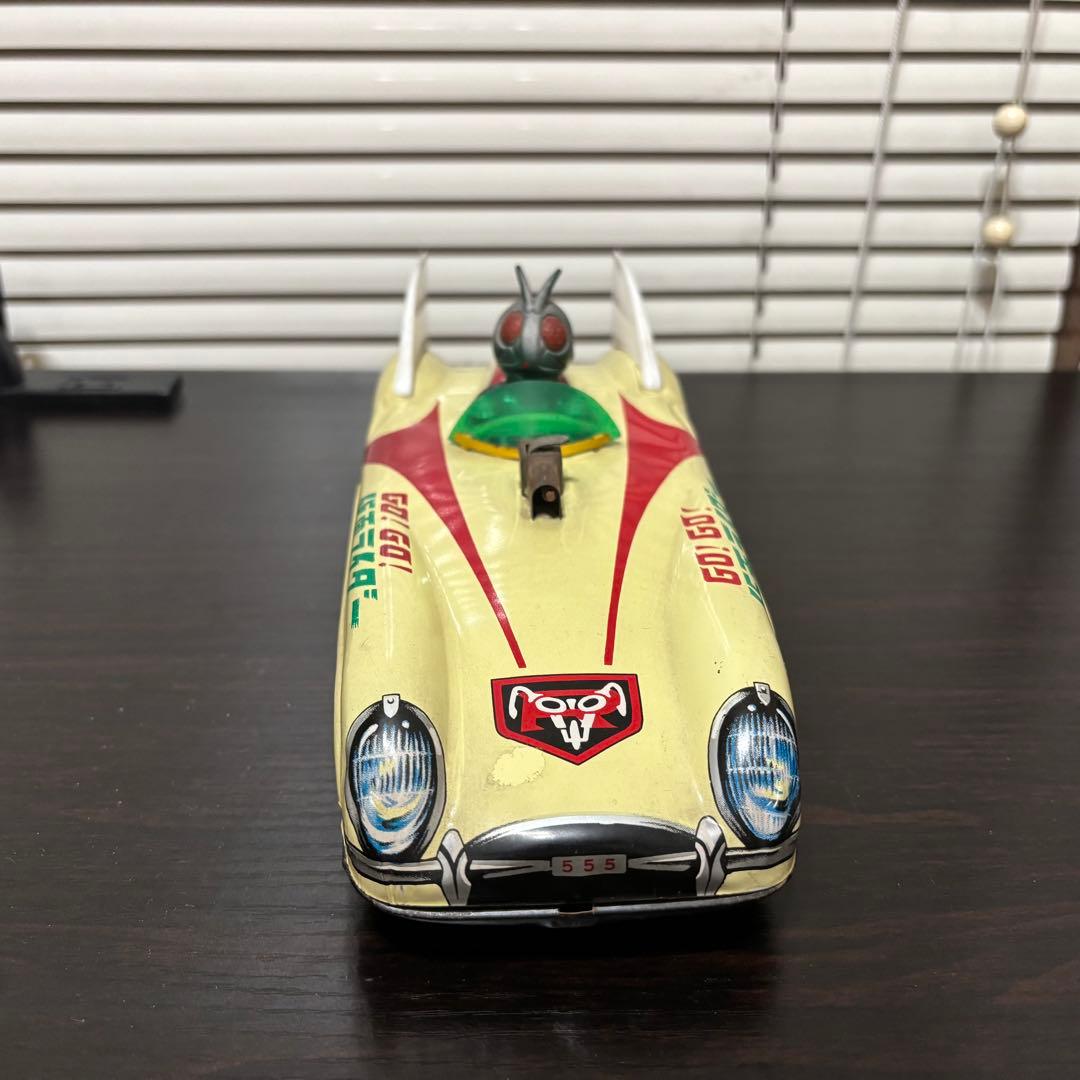 アオシン ブリキ Go! Go! 仮面ライダー 玩具 当時