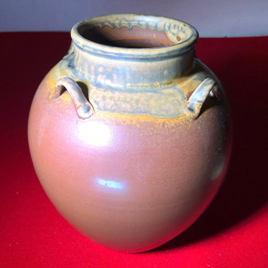 【茶道具】市野信水作　丹波茶壺