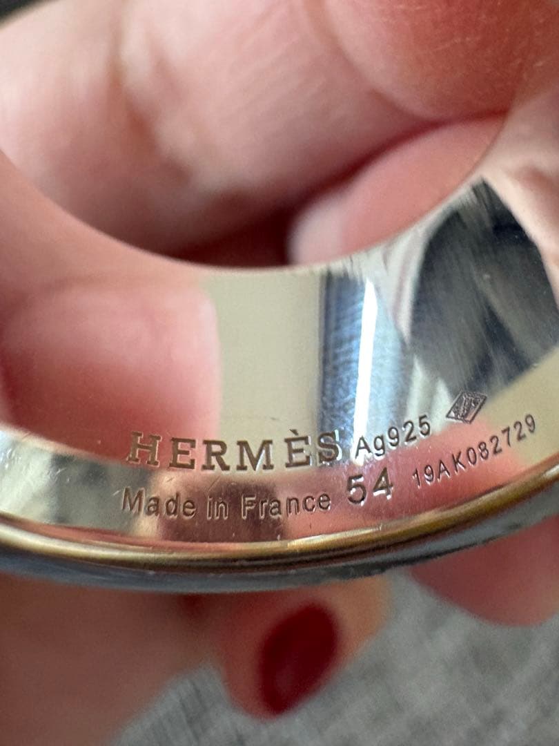 エルメス　コリエドシアン　リング　シルバー 54