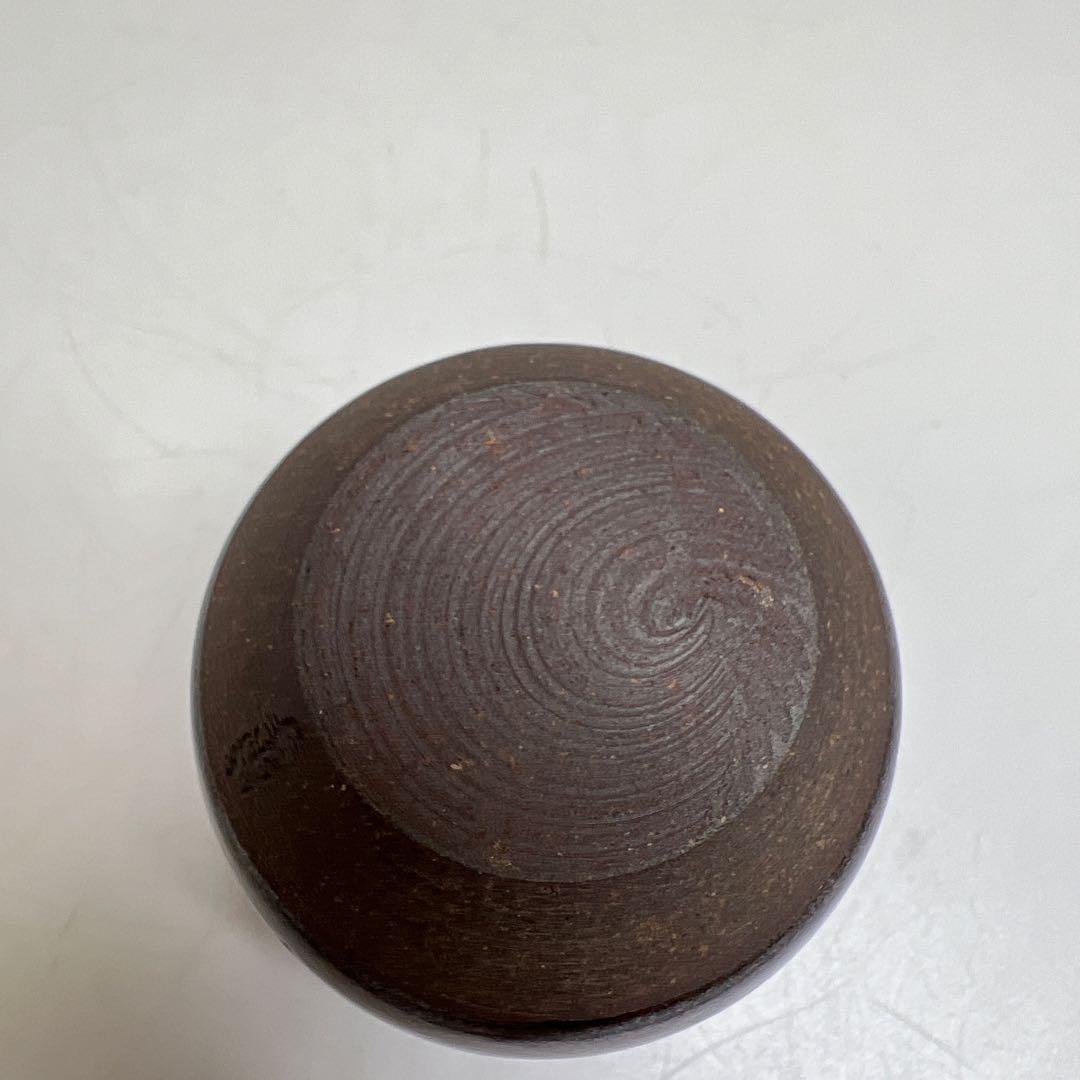 ☆茶3 名工 杉田祥平造 清閑寺窯 瀧浪 茶入 共箱 h7.8cm