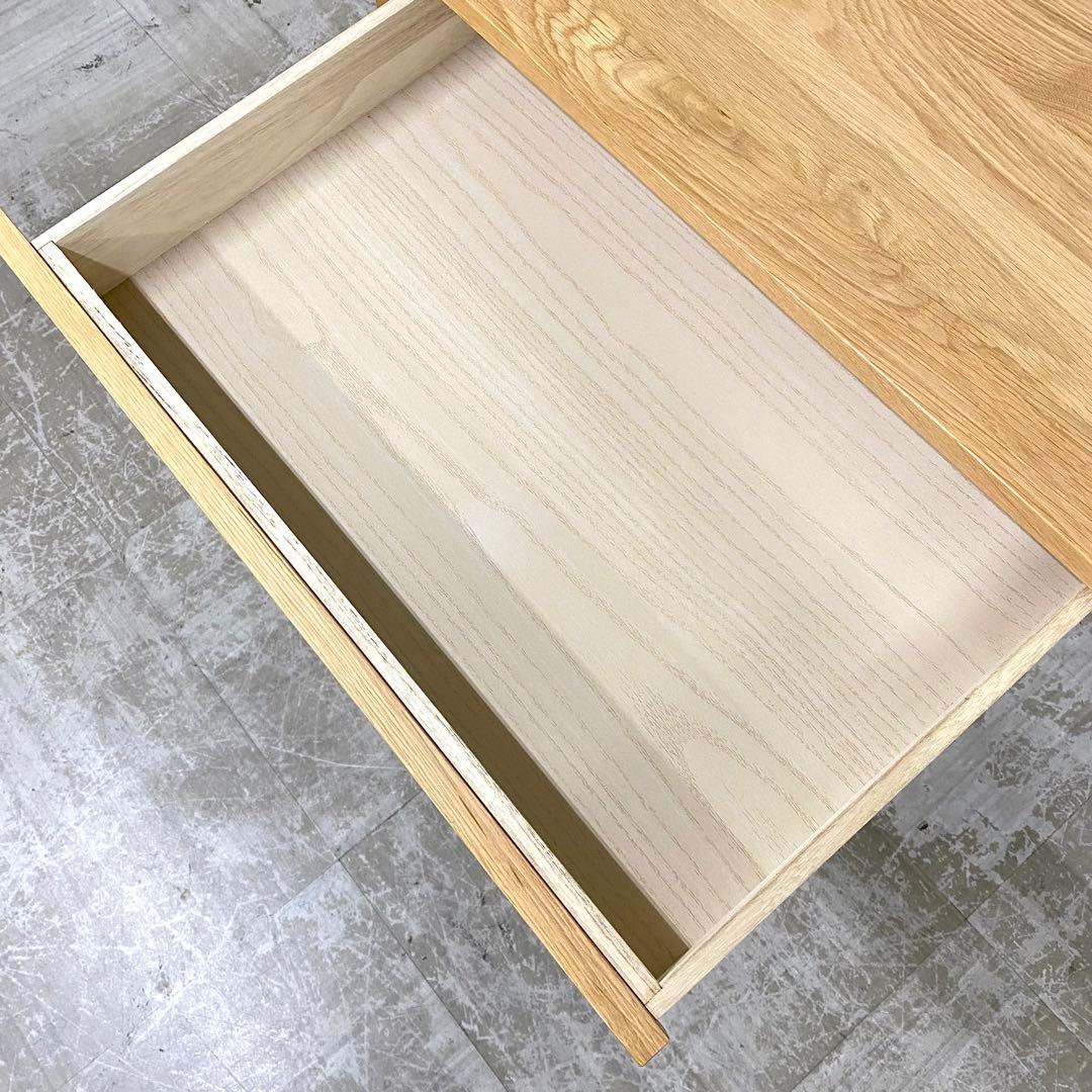 MUJI 無印良品 良品計画 無垢材デスク オーク ライティングデスク 机