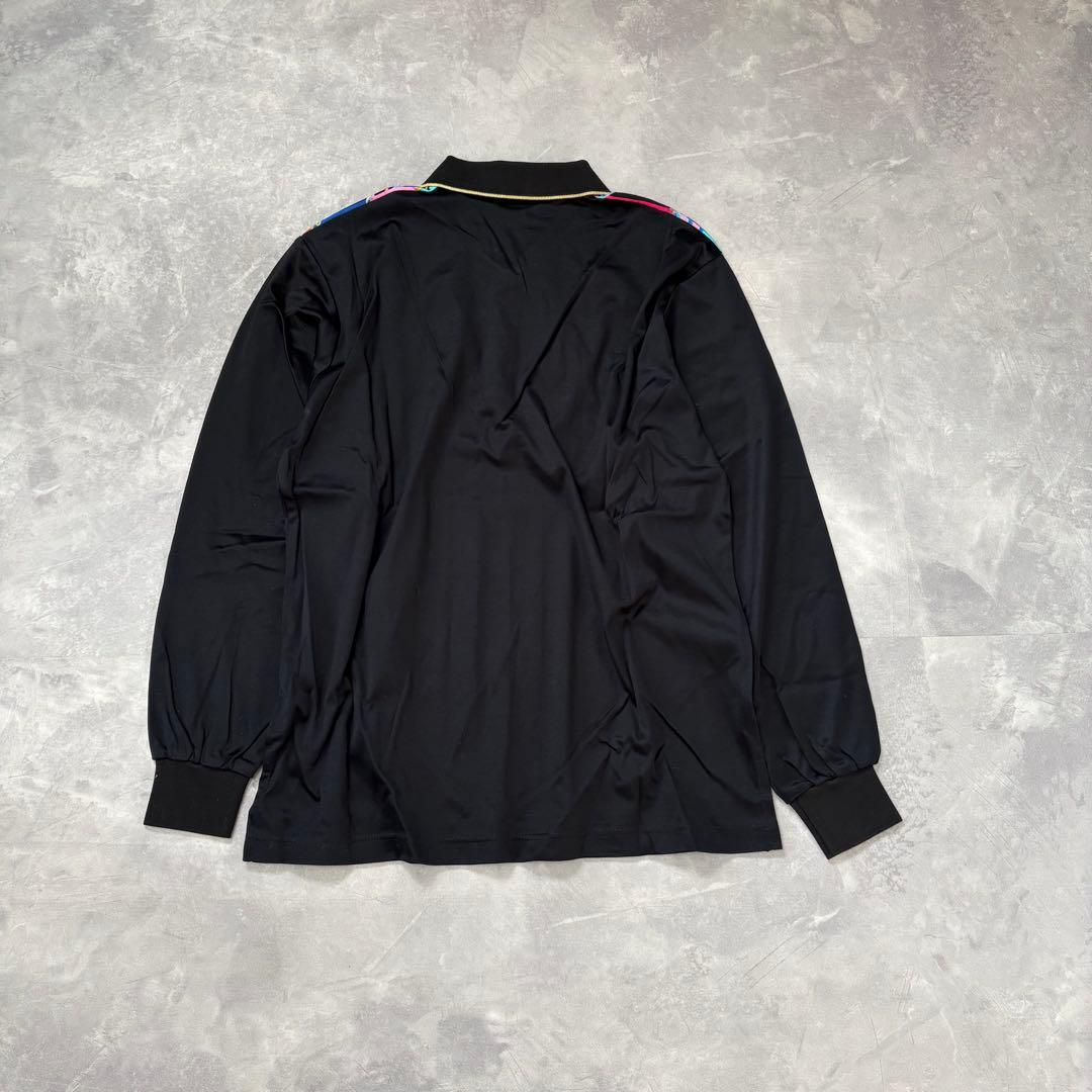 【未使用】レオナールスポーツ ホース柄 馬 金ボタン 長袖 ポロシャツ