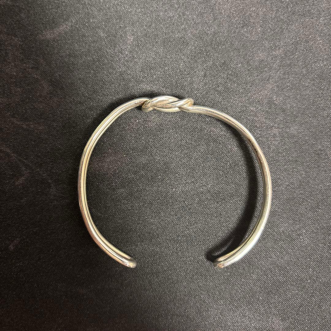 XOLO JEWELRY シルバー バングル　ダブルノット