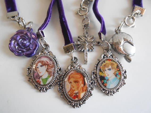 ♯Jut16GZ ガラスの仮面 紫のブックチャーム レア入 フル 6種