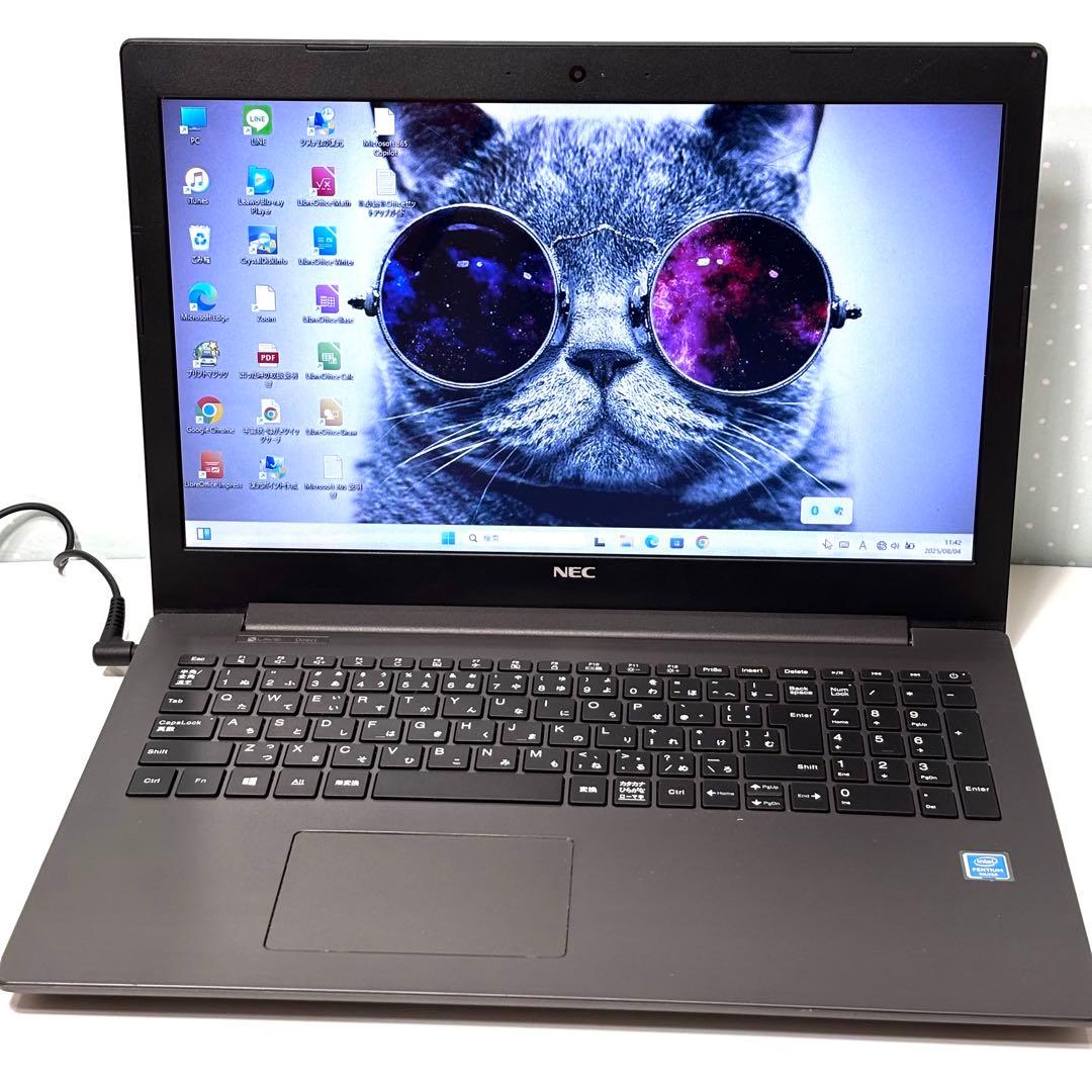 NEC✨すぐ使える✨Windows11✨SSD✨初心者✨おすすめ✨ノートパソコン 美