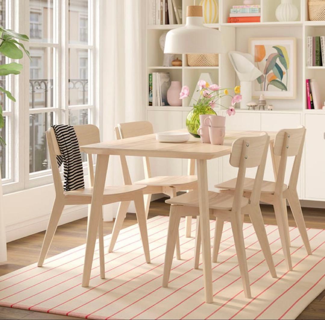 ＊東京都付近取引限定＊美品激安　IKEA ダイニングテーブル　デスク　4人掛け