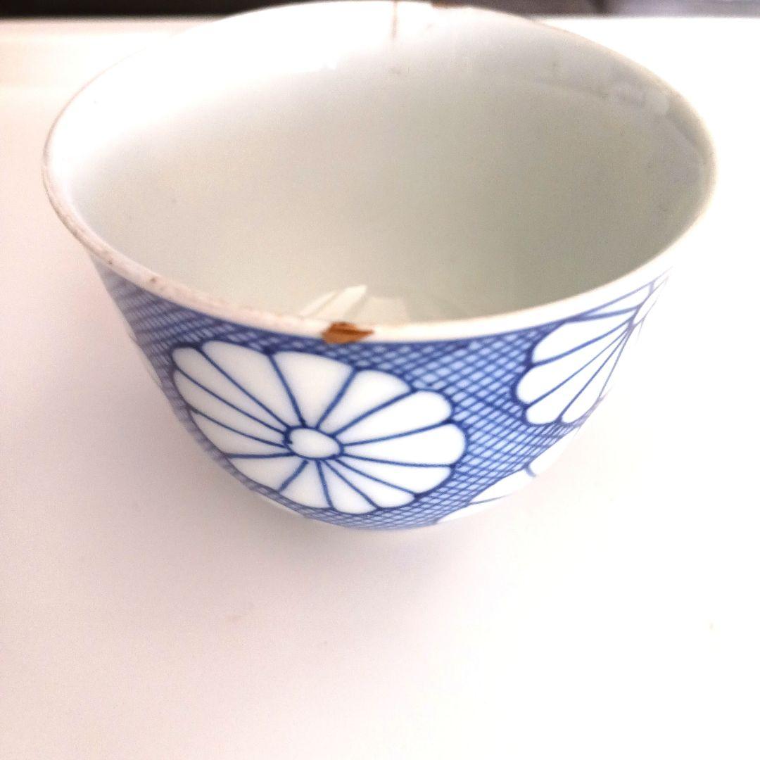 古伊万里 染付け 湯呑み茶碗