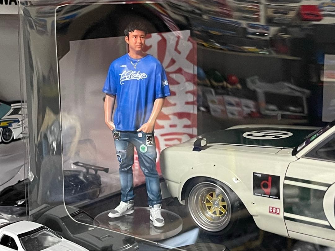 イグニッションモデル LB ハコスカ チャラスカ 1/18 フィギュア付き