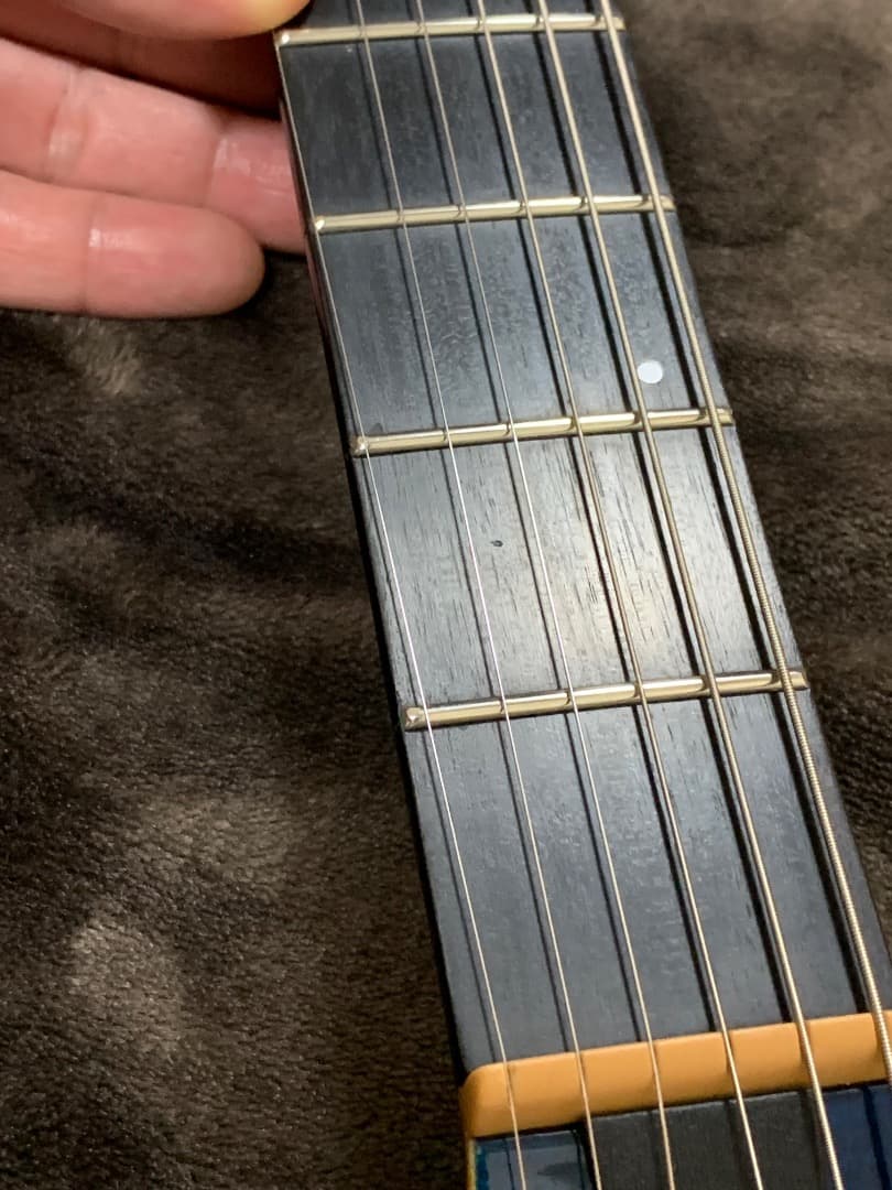 ギター GODIN LGXT Trans Blue Flame AAA SF