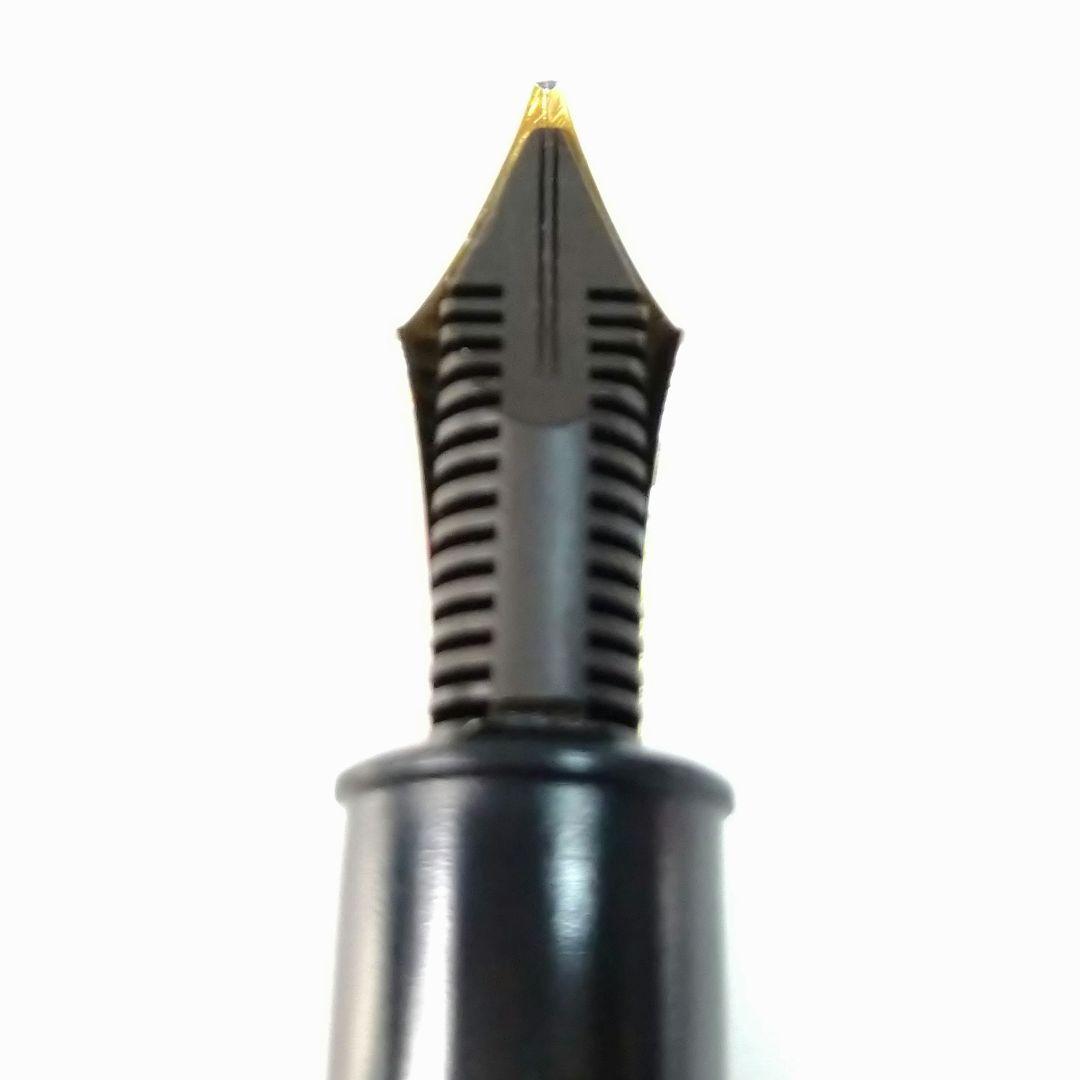 モンブラン 美品 縦溝ペン芯 149 18C 3帯 M 万年筆