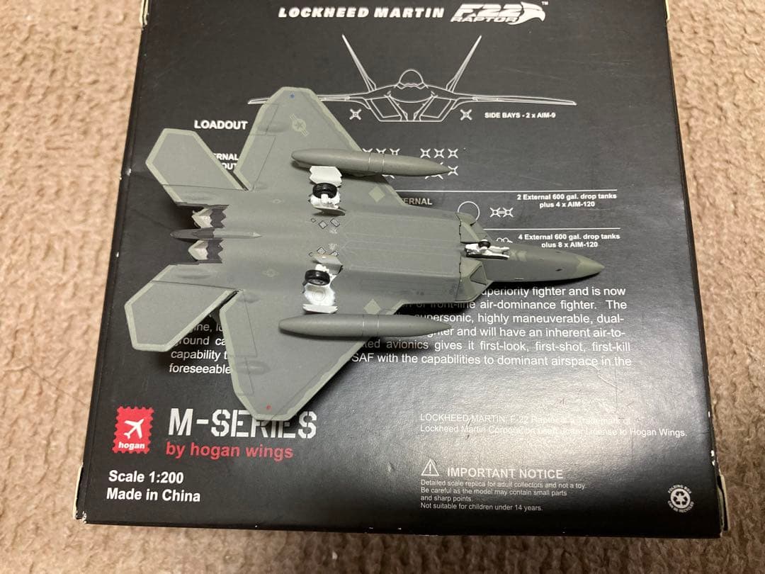 M-SERIES Hogan Wings 1/200 F-22 ラプター Hogan Wings M-SERIES 1