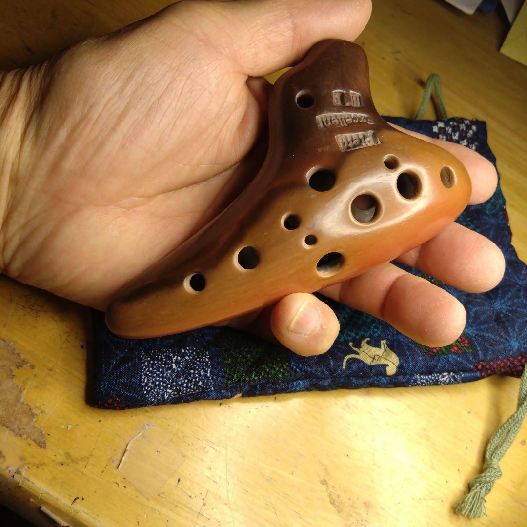 ピエタオカリナソプラノ3Fエクセレント吊り穴付