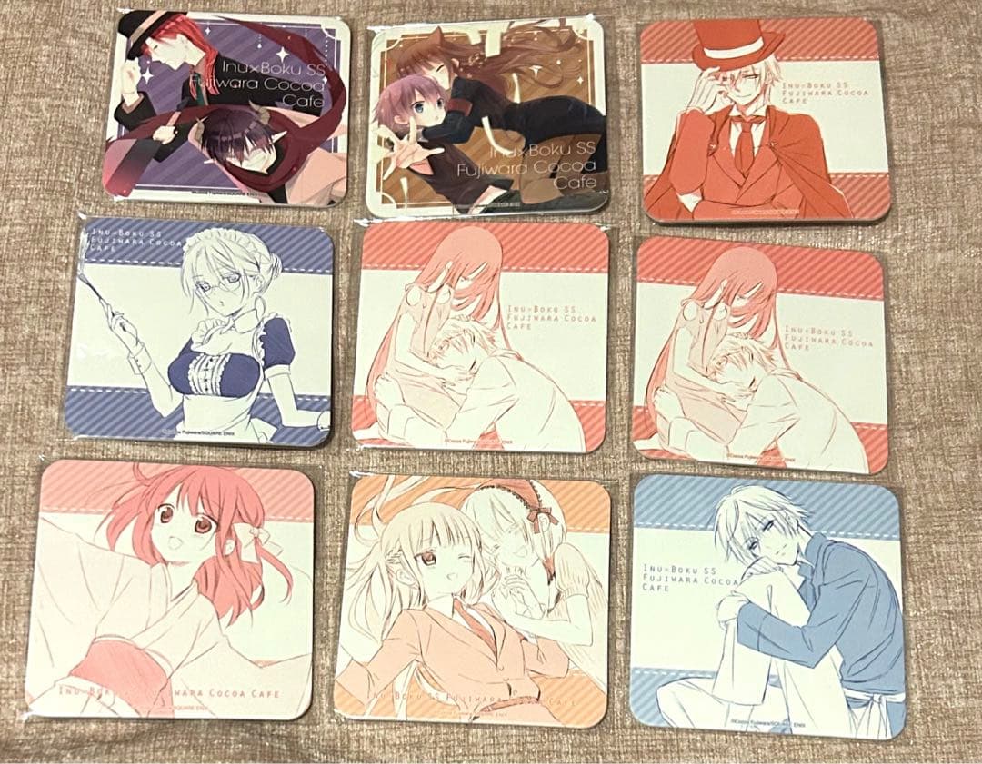藤原ここあ カフェ 妖狐×僕SS 大阪 限定 コースター 妖狐×僕SS まほあく