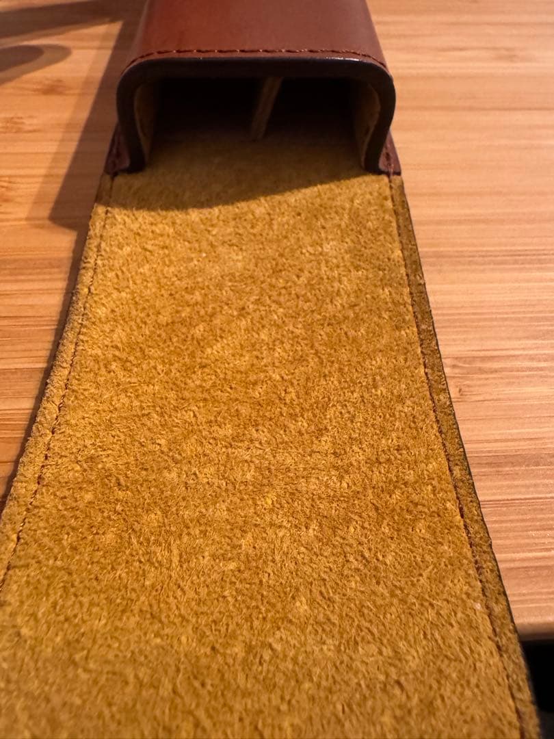 パイロット　ソメス ペンケース サドルデザインシリーズ 限定　2本差し　グリーン