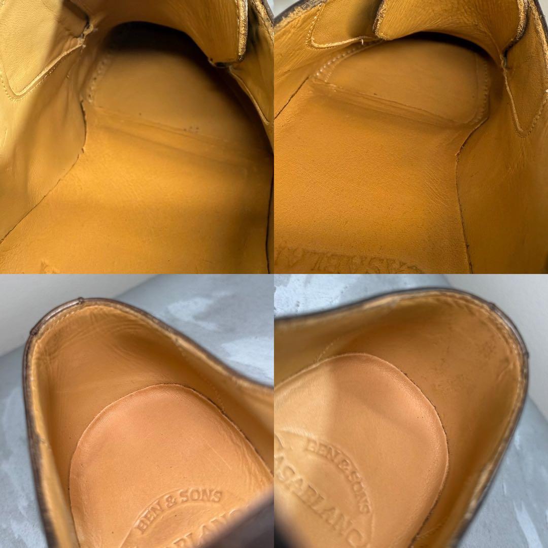 【美品】BEN＆SONS UK7.5 ボロネーゼ製法 クリーニング済