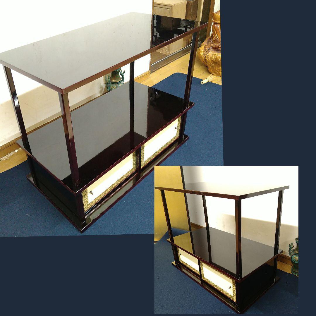 sarrody様専用AJ44 紹鴎棚 組立式 溜漆塗 専用紙箱 棚物 茶道具 武