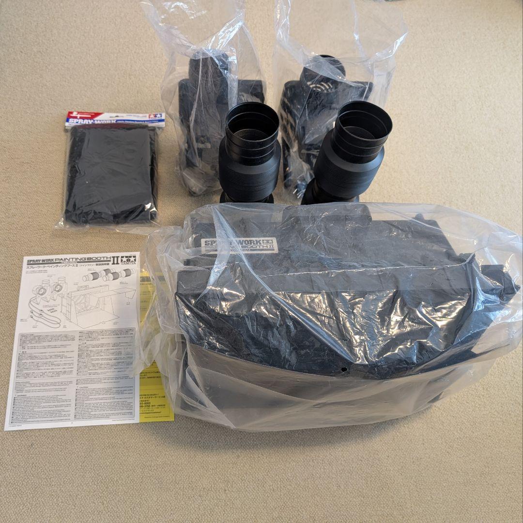 【新品未使用】タミヤ スプレーワークス ペインティングブースII ツインファン