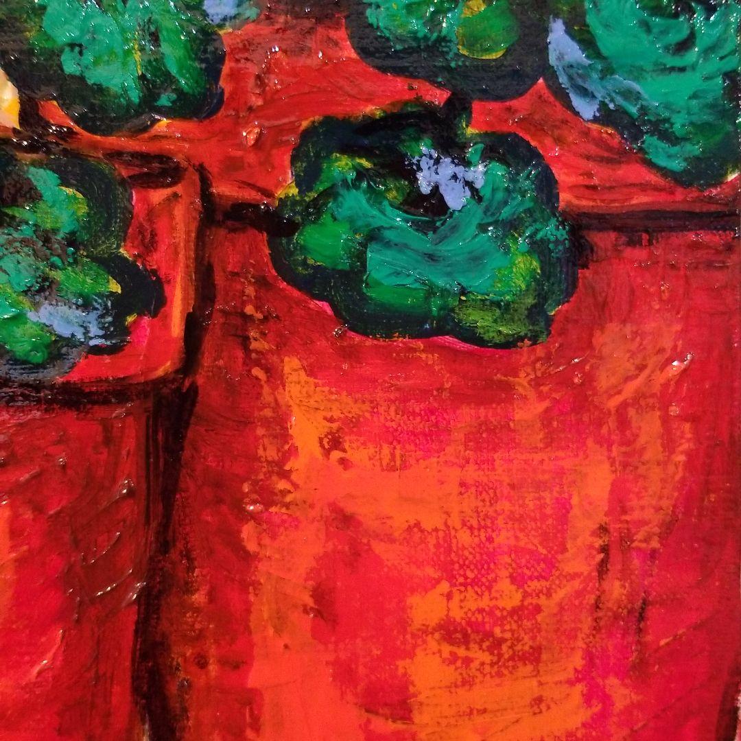 油絵 専用 ならんだゼラニウム