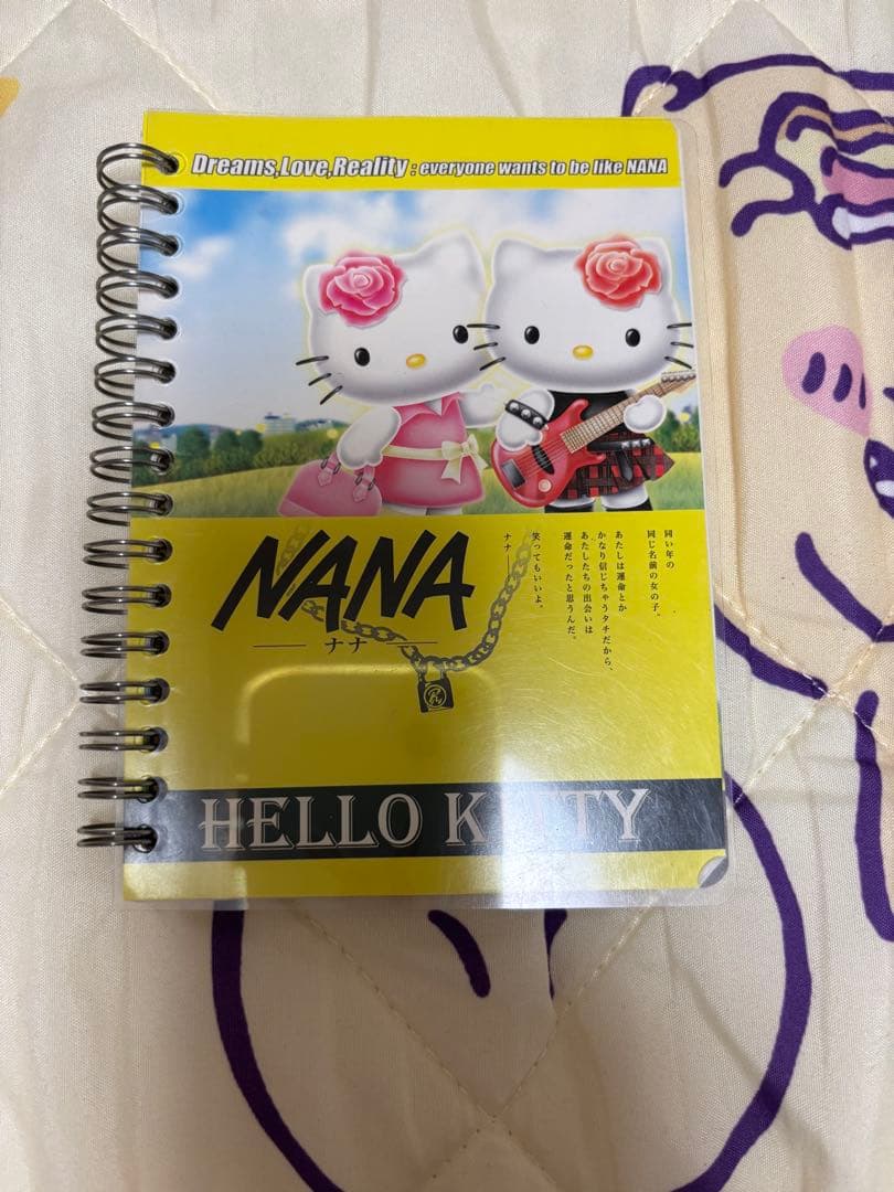 ハローキティ　ナナ　コラボ　ぬいぐるみマスコット　小松奈々　大崎ナナ　メモ帳