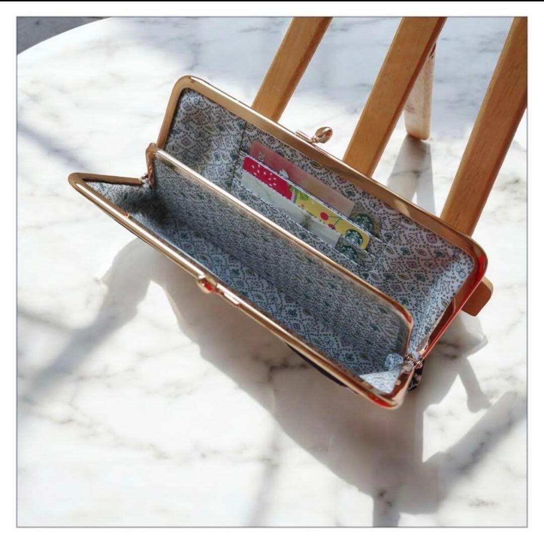 ミナペルホネン 仕切りがま口