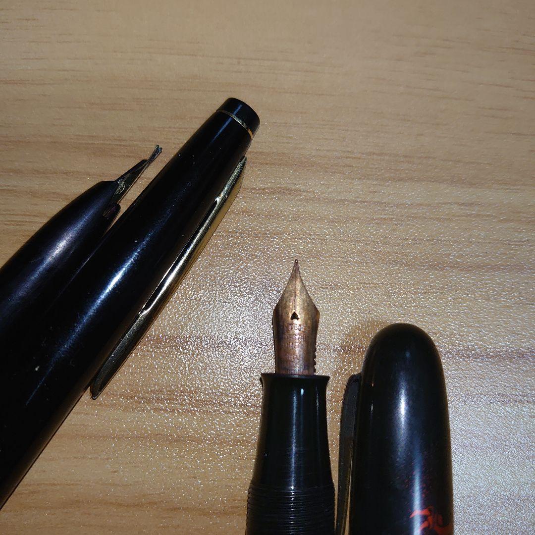 ジャンク蒔絵万年筆セット