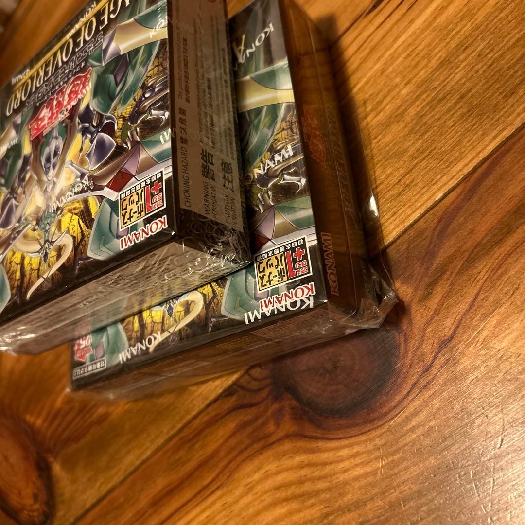 AGE OF OVERLORD 未開封 アジア版と日本版1箱ずつ　遊戯王