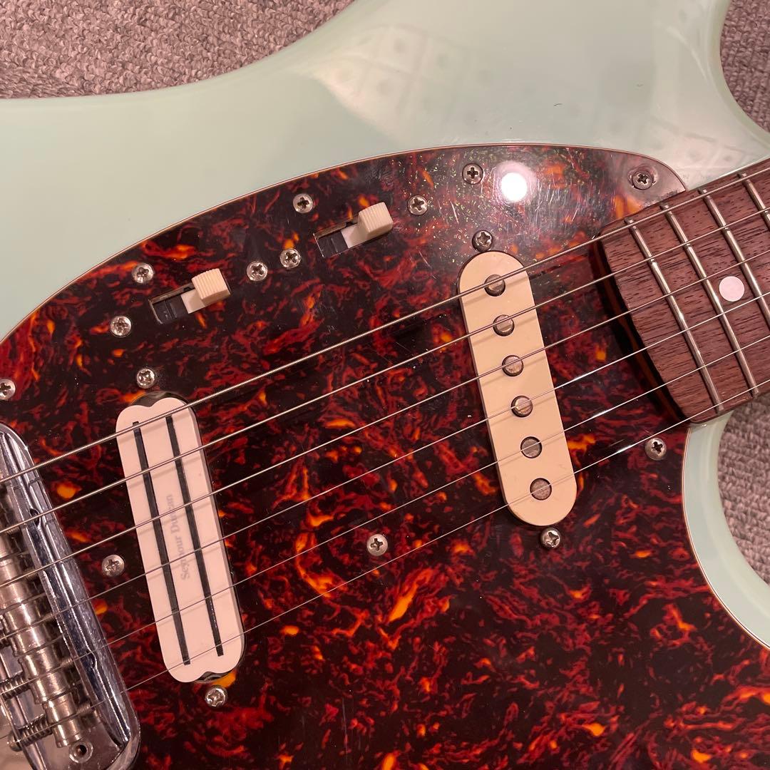 フェンダー ムスタング エレキギター ピックアップ換装 ギグバック付