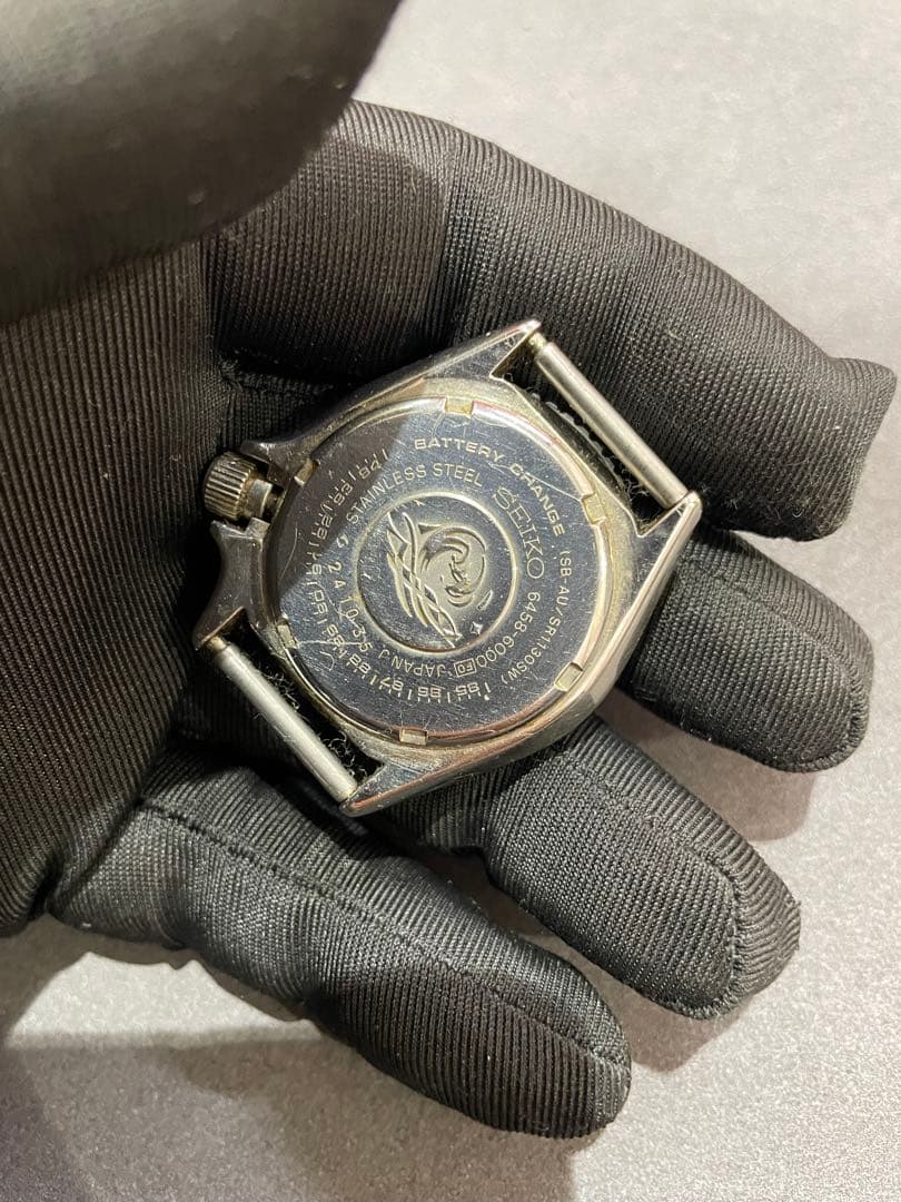 セイコー ダイバーズウォッチ ブラック　本体のみ