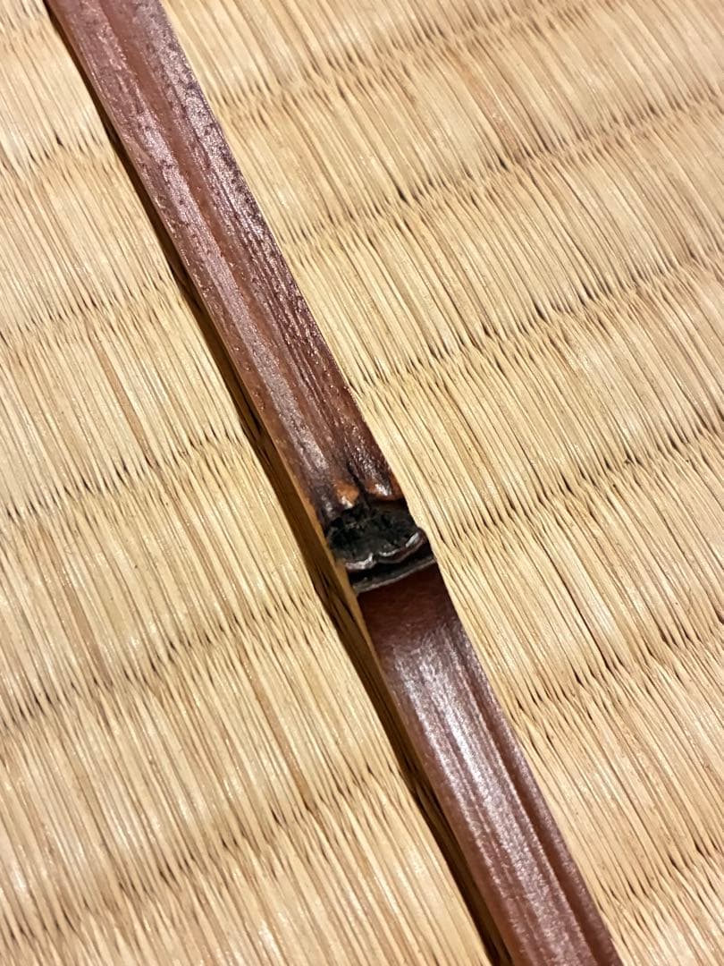 茶道具 煤竹茶杓 銘『落葉』 紫野 三重野与雲(大徳寺521世)書付 宗秦