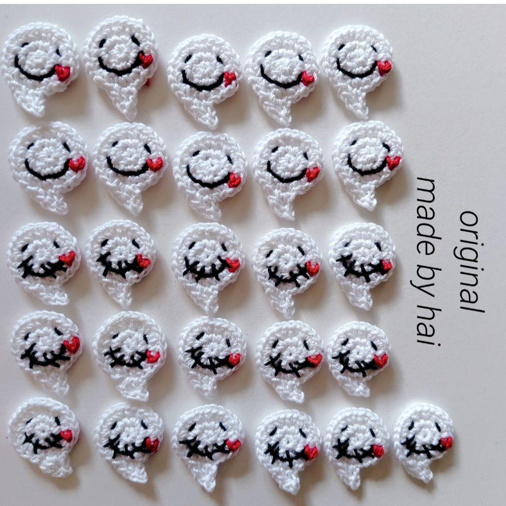 くまちゃん様■ハロウィン＊オーダー＊レース 編み モチーフ■