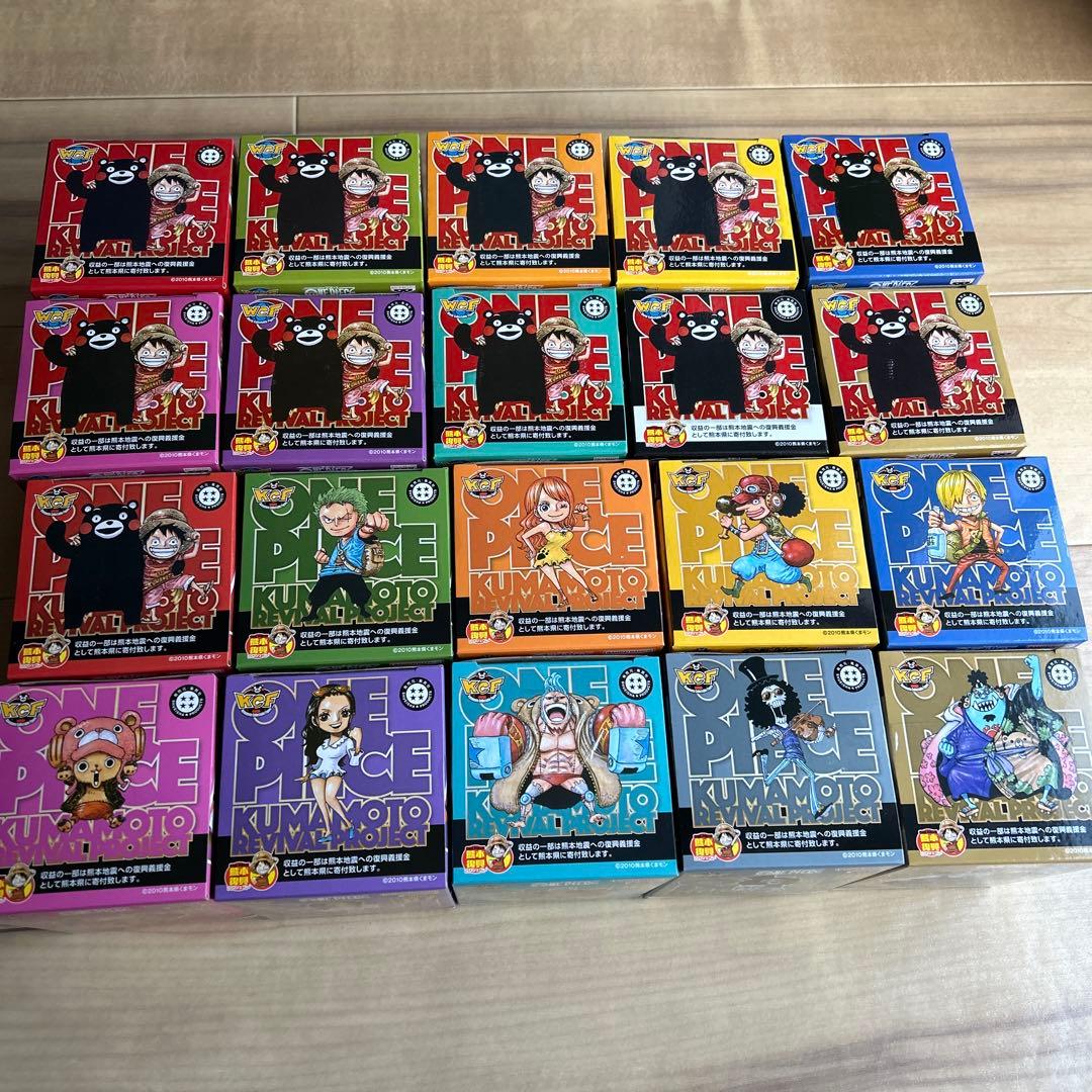 【新品未使用】ワンピース 熊本 ワーコレ フィギュア　20体セット おまけ付き