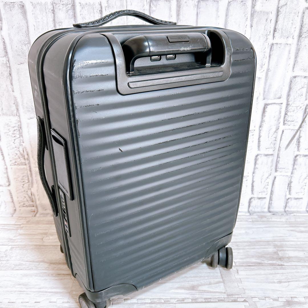良品】Ermenegildo Zegna キャリーケース 46L ブラック
