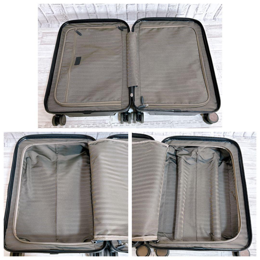 良品】Ermenegildo Zegna キャリーケース 46L ブラック