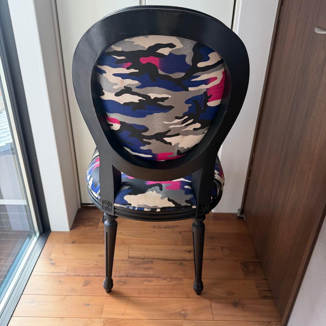 133: ANSELM REYLE FOR DIOR, Custom Louis XVI chairs, pair < Art +