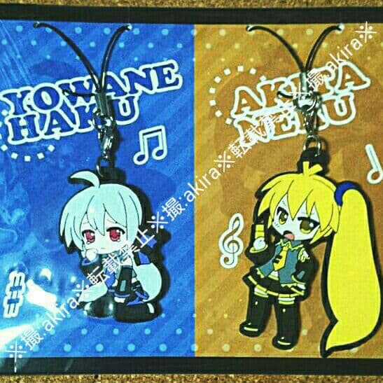 ボカロ UTAU 弱音ハク 亞北ネル 重音テト ラバーストラップ ラバスト 新品