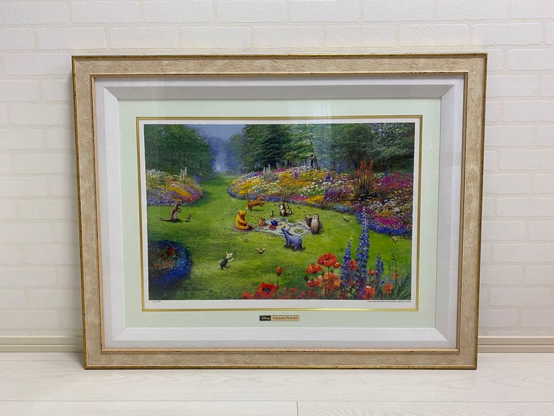 限定生産 188枚 くまのプーさんディズニー アート コレクション