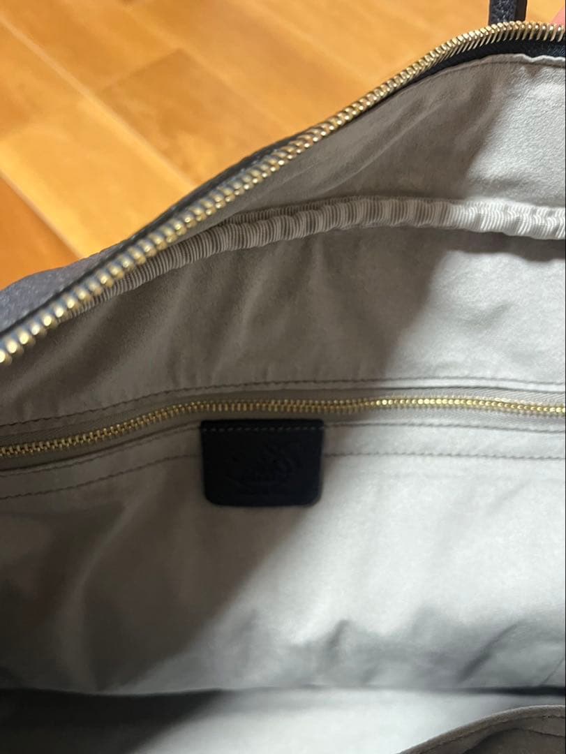 Cisei guji別注 901 シュリンクレザーブリーフケース　ネイビー