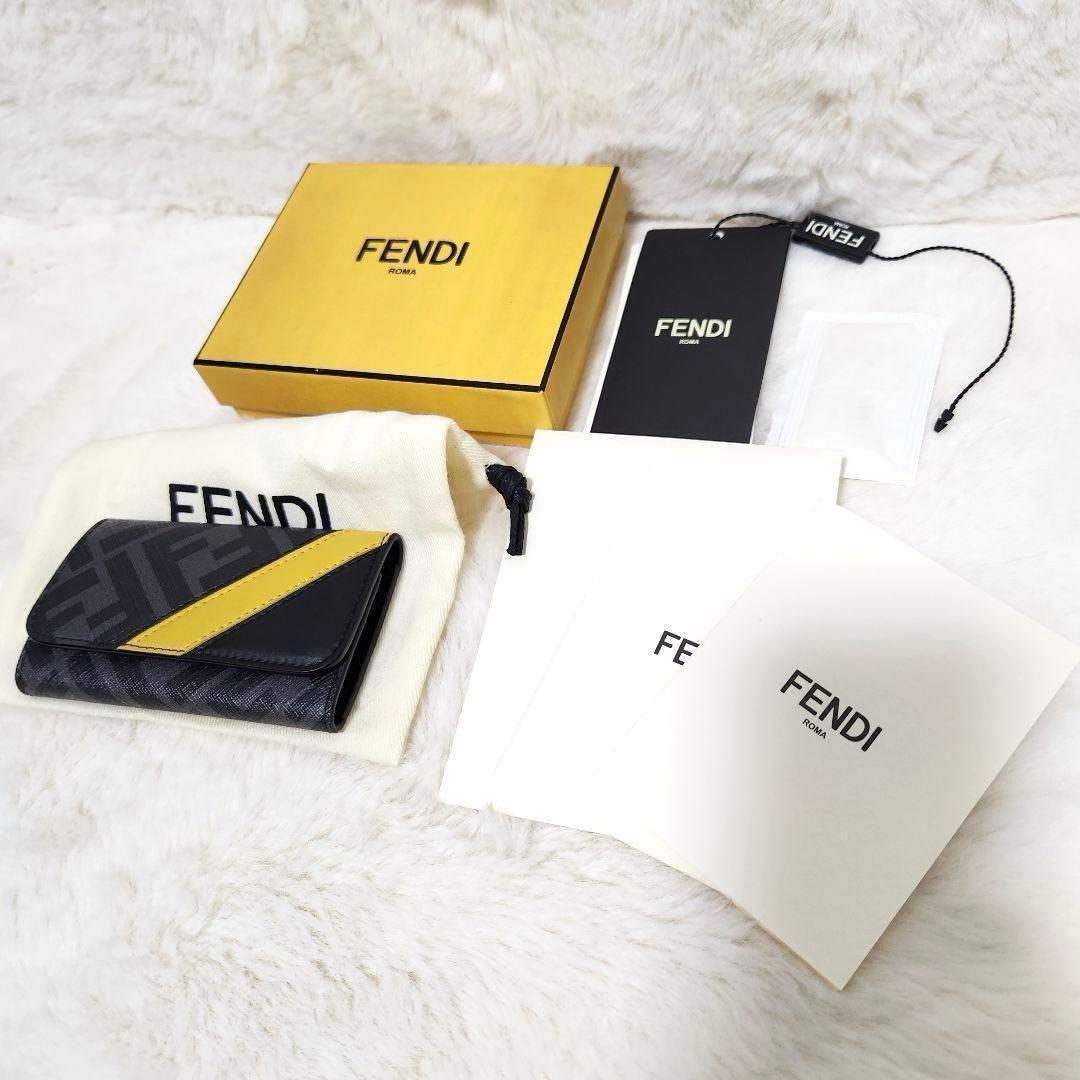 ✨極美品 付属品完備✨フェンディ キーケース 6連 バイカラー 人気